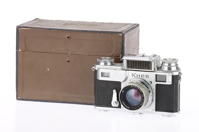 Lot 168 - A Kiev IIIa Rangefinder Camera