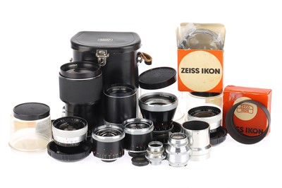 Lot 648 - A Selection of Carl Zeiss Lenses