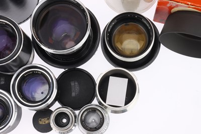 Lot 648 - A Selection of Carl Zeiss Lenses