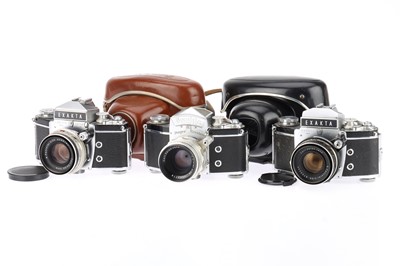 Lot 155 - A Group of Exakta Varex IIa Cameras