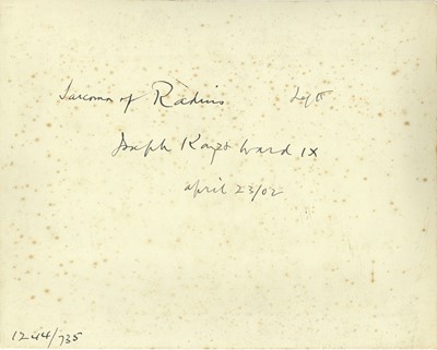 Lot 264 - PROSPER H MARSDEN Three Early X-Rays