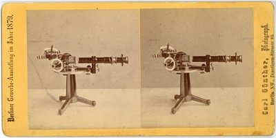 Lot 265 - CARL GUNTHER (1827-1912) Nine Stereoviews of Scientific Instruments