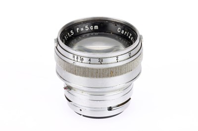 Lot 651 - A Carl Zeiss Jena Sonnar f/1.5 5cm Lens