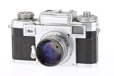 Lot 109 - A Zeiss Ikon Contax IIIa 35mm Rangefinder Camera