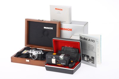 Lot 460 - A Minox Classic Camera Leica M3 Subminiature Film Camera