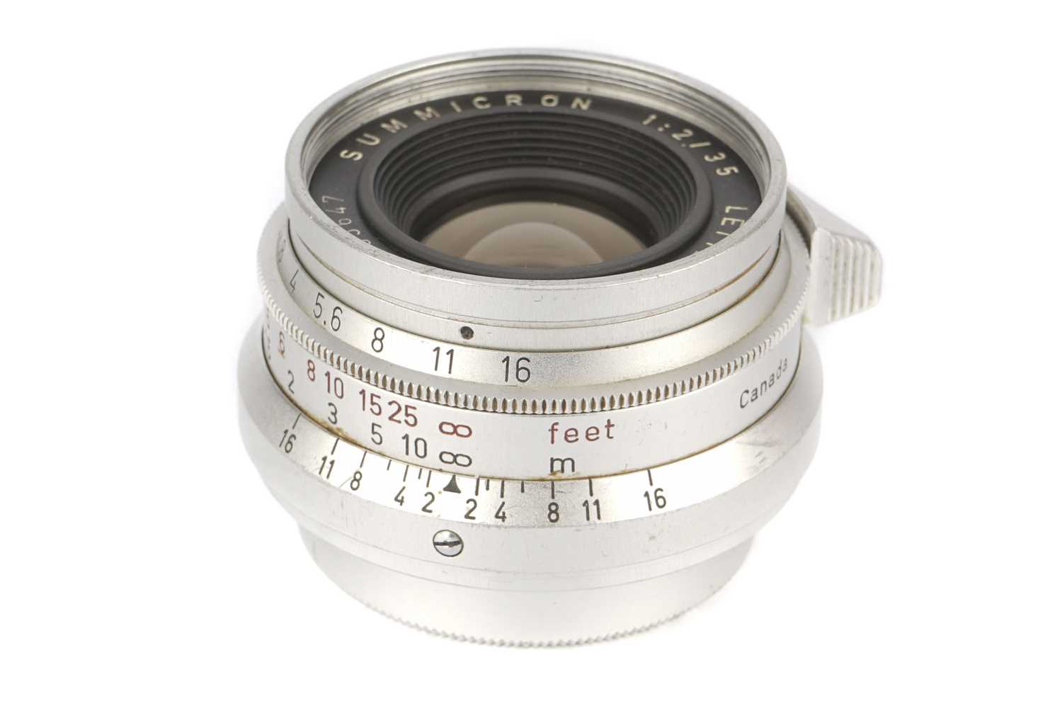 Lot 27 - A Leitz Summicron f/2 35mm Lens