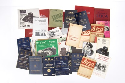 Lot 1201 - A Selection of Leica Related Dealer Literature and Other Collectors' Guides