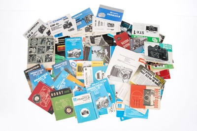 Lot 1203 - A Large Selection of Camera Guides and Manuals