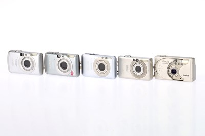 Lot 478 - A Selection of Digital Ultra Compact Cameras