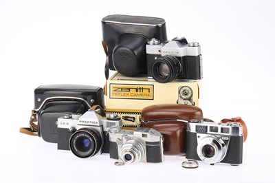 Lot 483 - A Selection of Film Cameras