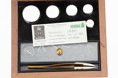 Lot 1159 - Specific Gravity Balance  & Collection of Weights