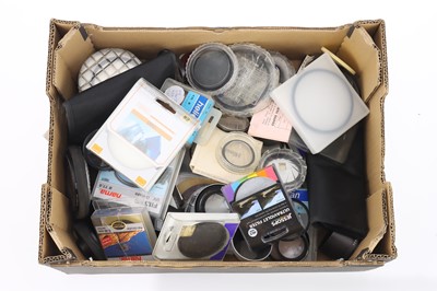 Lot 953 - A Large Selection of Lens Filters and Cases