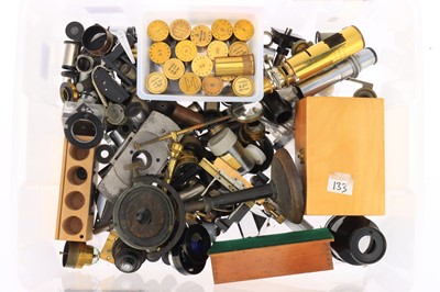 Lot 1112 - Large Collection of Microscope Spares & Accessories