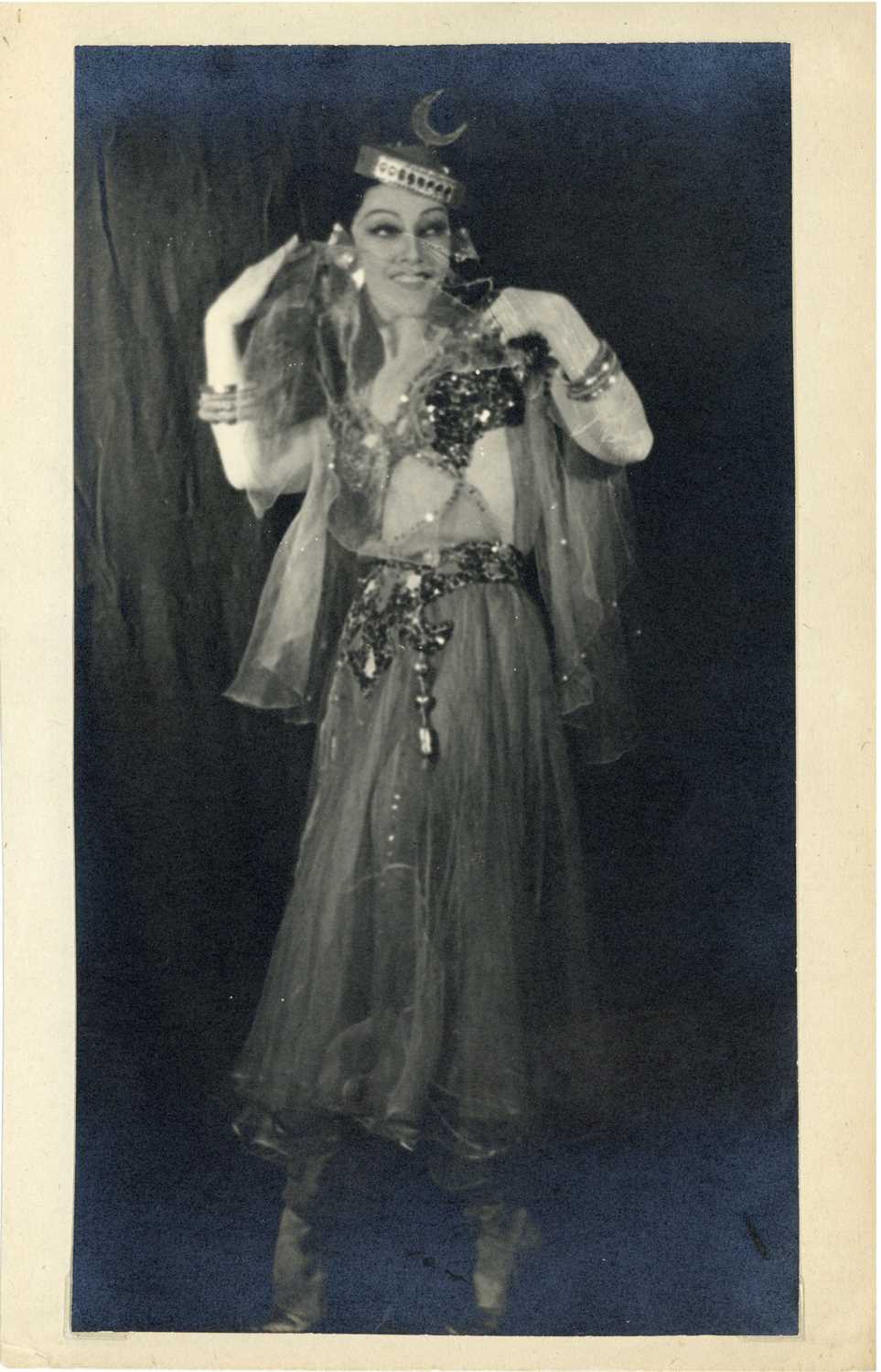 Lot 276 - Anonymous Russian Photographer - Mary Bauer in Moscow Theatre