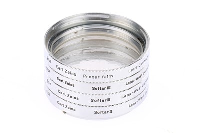 Lot 963 - A Group of Softar and Proxar Filters for Hasselblad