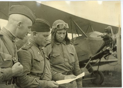 Lot 277 - A Collection of Russian WWII Press Photographs of the Russian Air Force