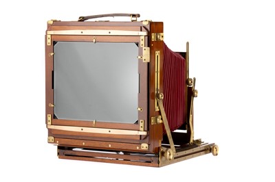 Lot 271 - A Gandolfi 8x10" Mahogany & Brass Field Camera