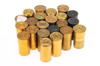 Lot 1105 - Large Collection of 22 Carl Zeiss Jena Microscope Objectives