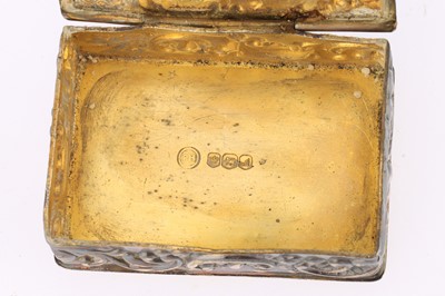 Lot 1273 - A Silver Snuff Box