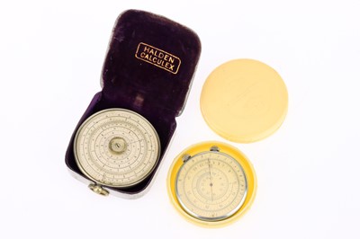 Lot 1136 - 2 Unusual Circular Calculators