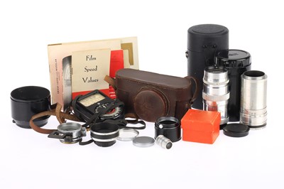 Lot 957 - A Small Group of Lenses and Photographica