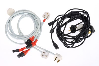 Lot 1379 - Four Supra Lorad 2.5 Power Cables