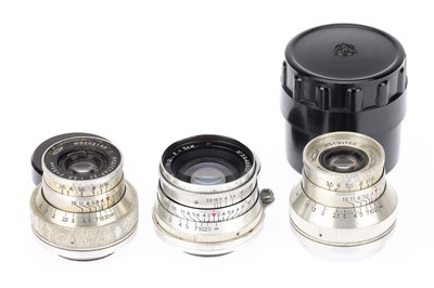 Lot 35 - A Selection of Soviet Era Camera Lenses