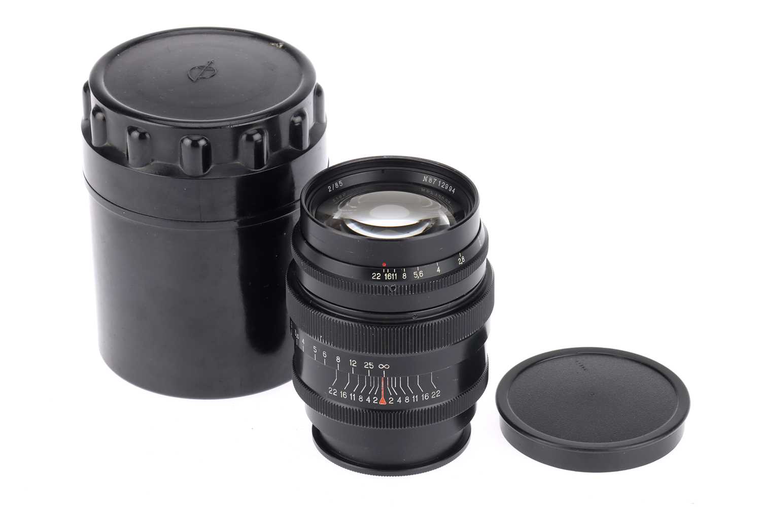 Lot 34 - A Jupiter-9 f/2 85mm Camera Lens