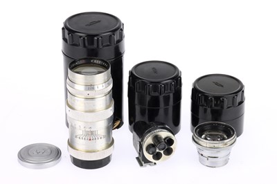 Lot 630 - A Selection of Soviet Era Camera Lenses