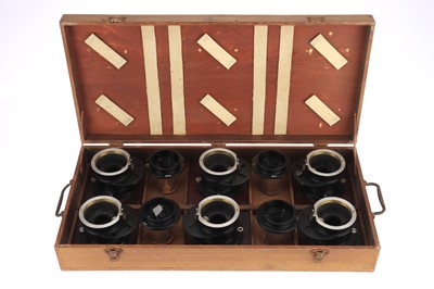 Lot 200 - A Case of Som Berthiot Eurygraphe Lenses & Prisms