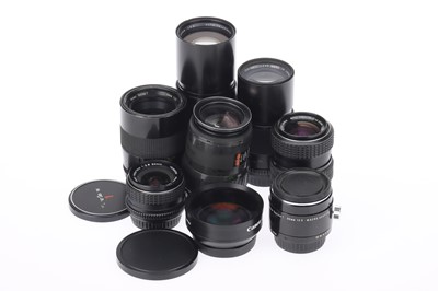 Lot 631 - A Selection K-mount Camera Lenses