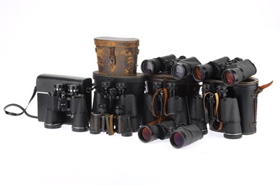 Lot 1165 - A Mixed Group of Eight Binoculars