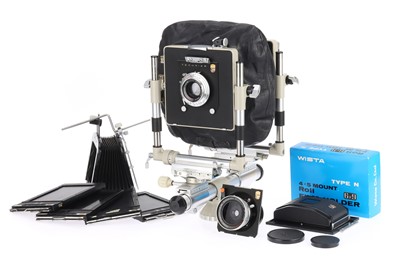 Lot 449 - A Linhof Kardan Bi-System  4x5 Monorail Camera