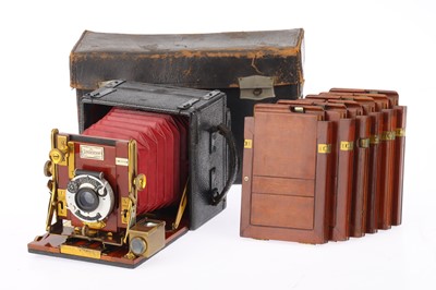 Lot 451 - A Sanderson Hand and Stand Folding Camera