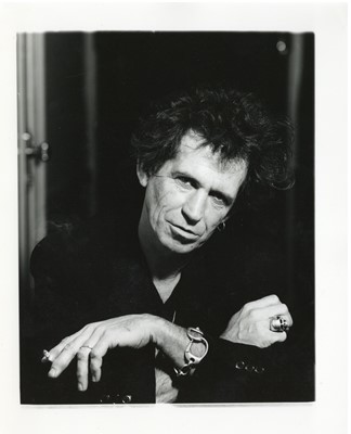 Lot 293 - ANON A photograph of Keith Richards