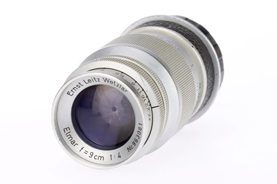 Lot 40 - A Leitz Wetzlar Elmar f/4 9cm Camera Lens