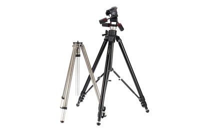 Lot 916 - A Manfrotto 075B Camera Tripod