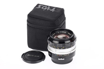 Lot 616 - A Nikon Nikkor-SC Auto f/1.4 50mm Lens