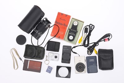 Lot 517 - A Selection of Ultra Compact Digital Cameras