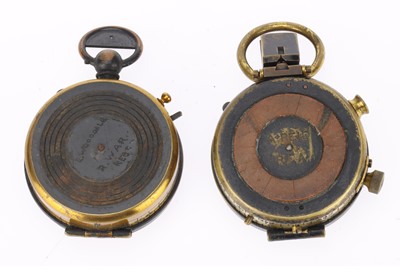 Lot 1122 - A Pair of Military Compasses