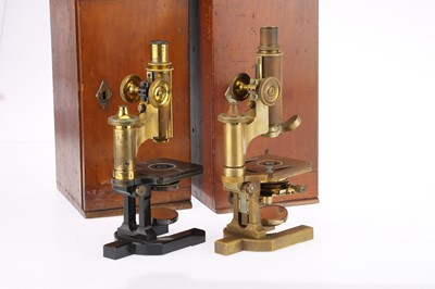 Lot 1093 - 3 Cased Microscopes by Carl Zeiss Jenna