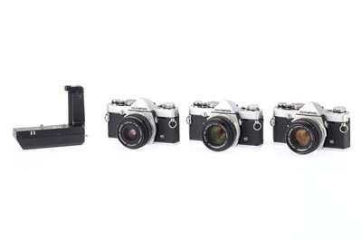 Lot 188 - A Group of Olympus OM-1 35mm SLR Cameras