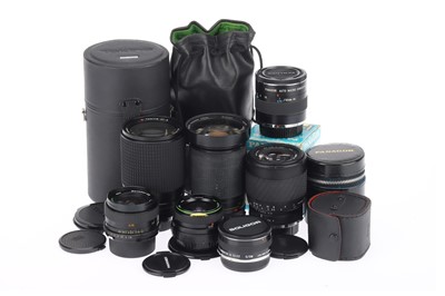 Lot 625 - A Selection of Third Party Lenses for OM Cameras