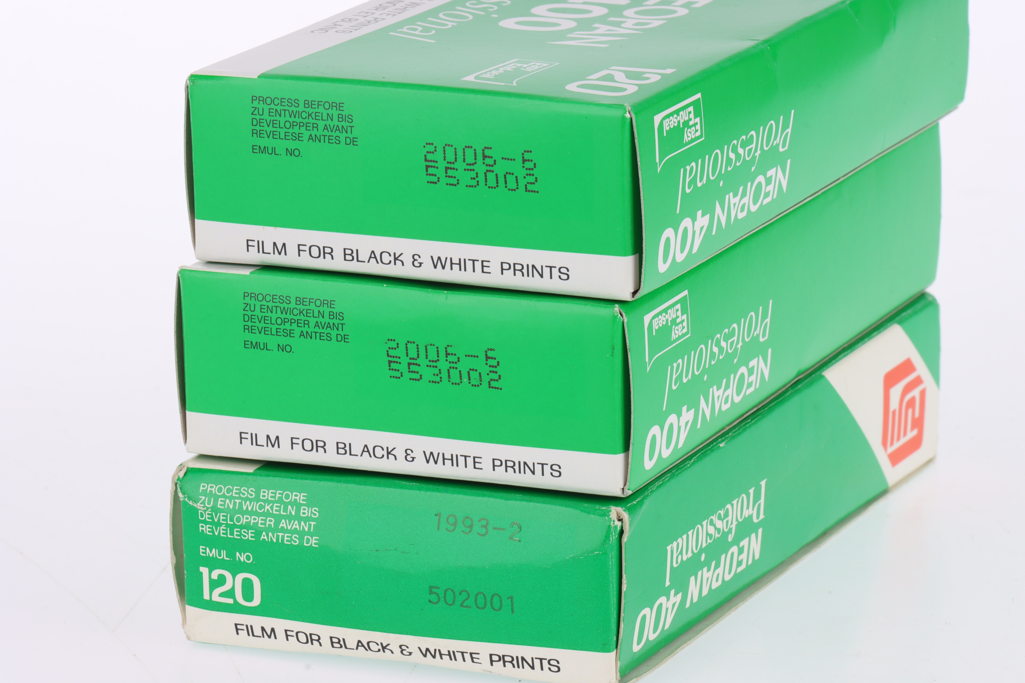 Lot De 5 Films FOMAPAN 17 – Format 120 N&B – Périmés Pour Expériences Lomography