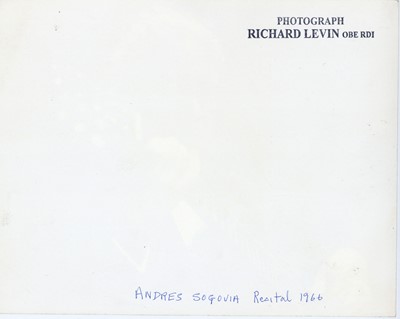 Lot 300 - RICHARD LEVIN Seven Photographs from BBC Arts Programmes