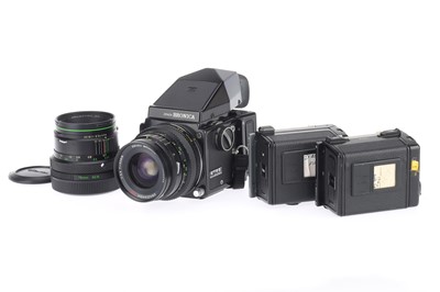 Lot 389 - A Zenza Bronica ETRS Medium Forma Camera Outfit