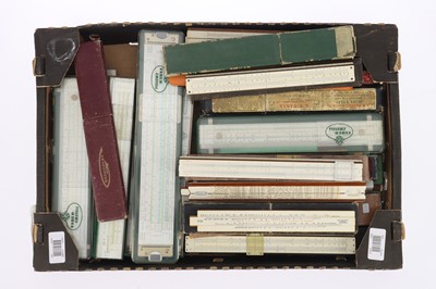 Lot 1143 - Large Collection of Slide rules