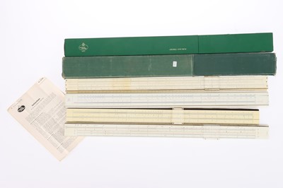 Lot 1144 - A Collection of 22" Slide Rules