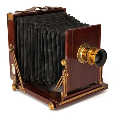 Lot 888 - A McKellen Triple Patent Whole Plate Mahogany Field Camera