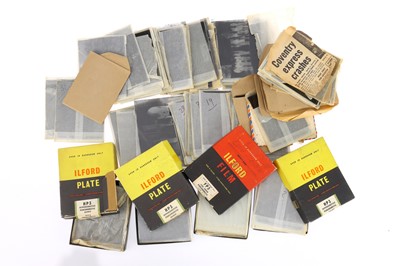 Lot 1043B - A Large Collection of Black & White Glass Negatives